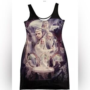 Blackmilk Hobbit Montage Dress XXS/XS